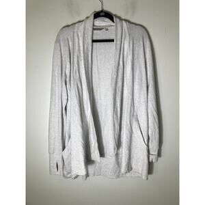 Athleta Gray sweatshirt Cardigan Sz M